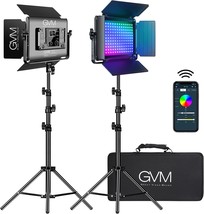 Gvm Rgb Led Video Light With Lighting Kits, 680Rs 50W Led Panel Light With - £225.97 GBP