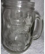 Jack N Box Liberty 1776-1976 Clear Glass Mason Jar Type Mug - $8.99