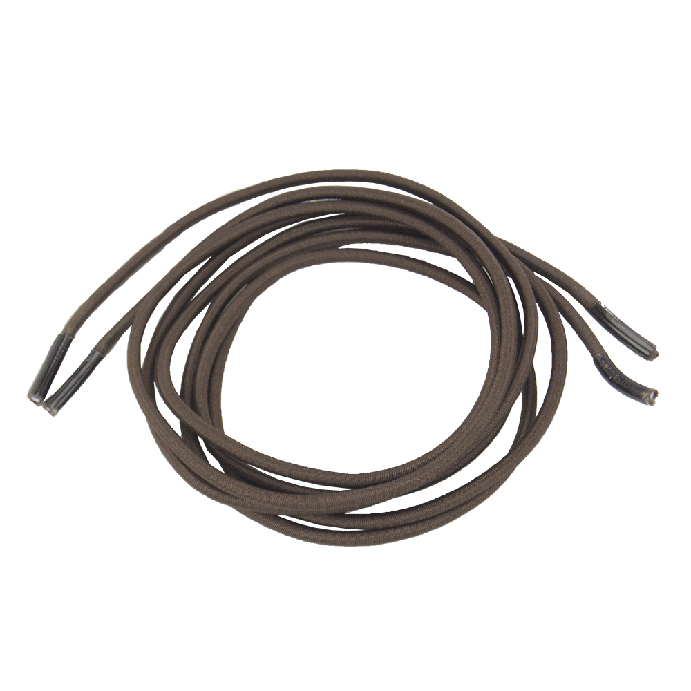 Elastic Dress Shoelaces - Ideal for Men, Women and Children (27", Brown)