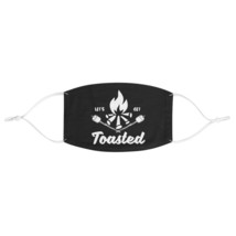 Personalized Fabric Face Mask with Campfire Marshmallow Print for Camper... - $13.39