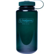 Nalgene Sustain 32oz Wide Mouth Bottle (Jade) Recycled Reusable Green - £12.35 GBP