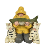 Coynes &amp; Company 1999 Williraye Studio Playtime Pals Fisherman with Cats... - £19.75 GBP