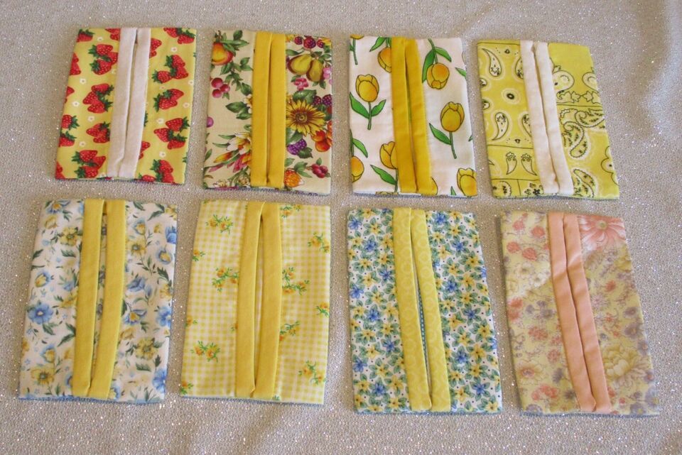 Travel Size Kleenex Holders with Tissues - Yellow - $4.75