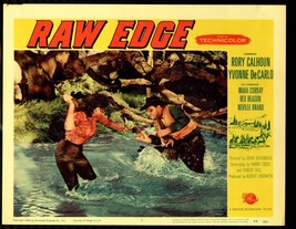 Raw Edge 11&quot;x14&quot; Lobby Card #5 Yvonne De Carlo Neville Brand Western - £36.25 GBP