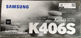 Genuine Samsung K406S BLACK TONER CARTRIDGE CLT-K406S New &amp; Sealed - $49.49