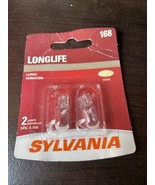 Sylvania Long Life 168 4.9W 14V Two Bulbs License Plate Light Longlife 1... - $13.86