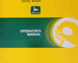 John Deere Operator Manuals 423 Front-Mounted Benefit Blade Manual K9-
s... - $20.18