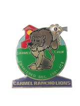 VTG 1981 Carmel Rancho Lions Club Lapel Pin Pinback 4-C6 California Windmill - £7.53 GBP