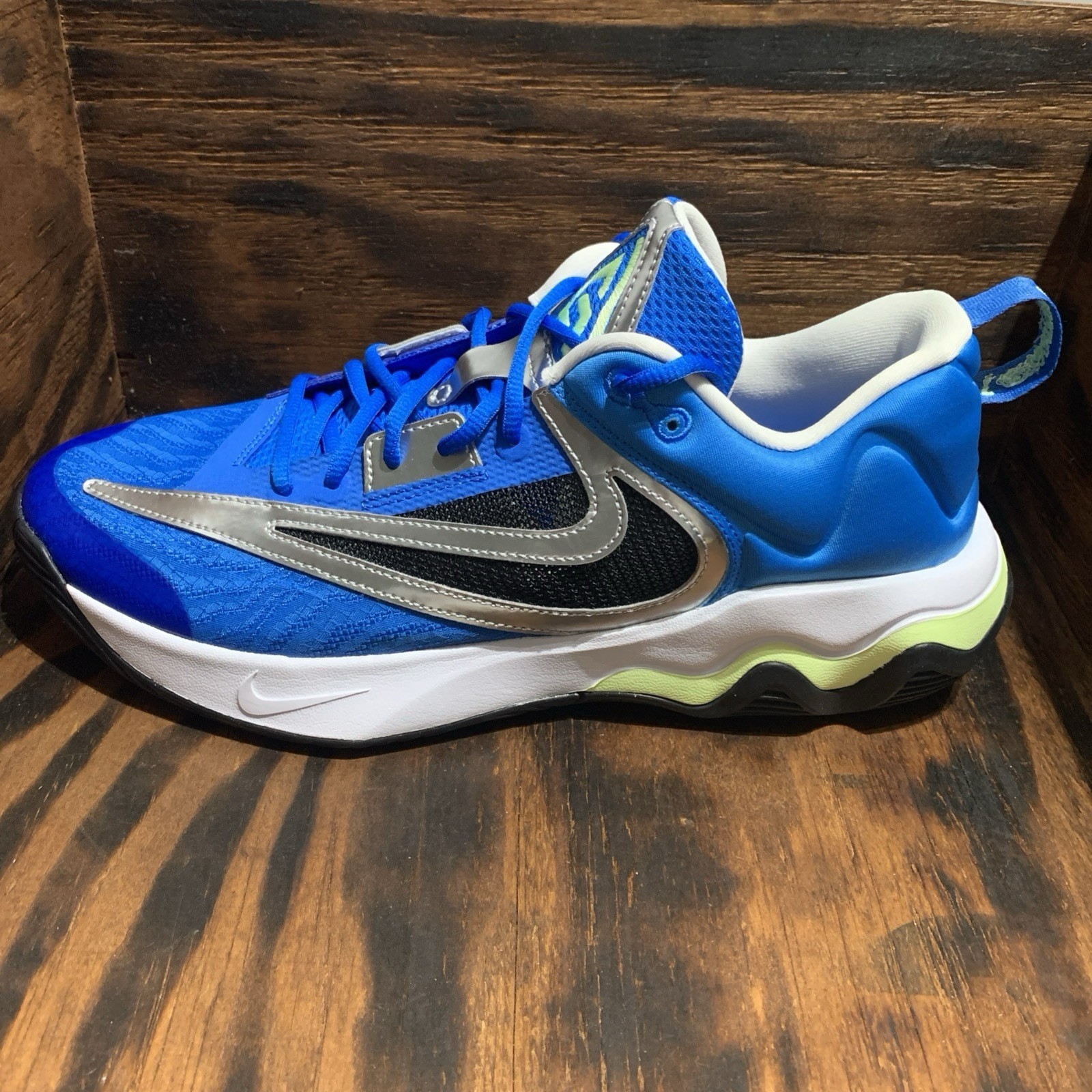 Nike Giannis Immortality 3 EP Men 11.5  Blue / Volt Black  / White DZ753... - $54.45