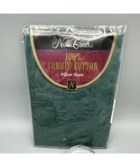 Nettle Creek Dark Green Pillow Sham Standard Size 100% Combed Cotton New - $15.00