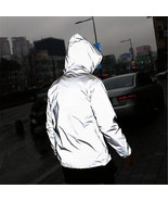 Reflective Men&#39;s Jacket Work Jogging Running Work When Dark Outside And ... - £23.14 GBP