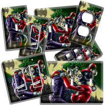 Joker Harley Quinn Kiss Super Villain Light Switch Outlet Wall Plates Room Decor - £12.86 GBP+