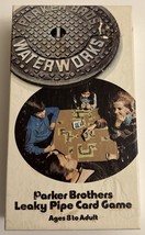 Water Works Card Game; 1972 Parker Brothers Leaky Pipe Card Game - $14.79