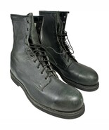 Addison Shoe Company BLACK COMBAT BOOTS SP0100-00-D-0330 Men&#39;s size 14 W - $87.58 CAD
