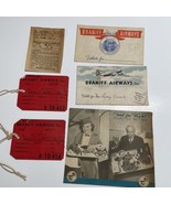 Braniff Airlines Ephemera Braniff Airlines 1939 Wichita Falls To San Fra... - $600.42 MXN