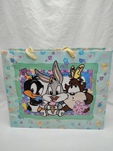 1997 Baby Looney Tunes Baby Shower Gift Bag 12&quot; X 4&quot; X 10&quot; - £18.61 GBP