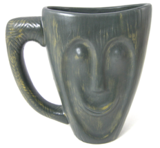 Storyteller Arts Tiki Head Tall Coffee Mug Stoneware Rachel &amp; Richard El... - £13.82 GBP