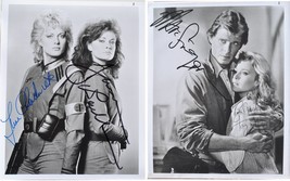 V Cast Signed Photos X4 - Jane Chadwick, J. Badler, M. Singer, F. Grant W Coa - £329.59 GBP