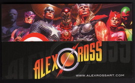 Alex Ross Sdcc Exclusive Avengers Marvel Comic Art Promo Bookmark Thor Iron Man - $12.86