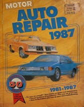 Motor Auto Repair Manual 1981-87 Chrysler Dodge Imperial Plymouth Ford L... - $14.62
