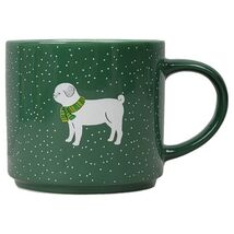 Elum Home Winter Dog 16oz Stackable Fine China Mug Christmas Coffee Mug - $92.73 MXN