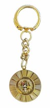Vintage Order of the Eastern Star Member Pendant Keychain - Gold Tone Ma... - £7.93 GBP