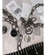 MICHAEL KORS Silver Tone Metal Chain  Small  MICHAEL KORS Woman&#39; Belt MK... - $26.97