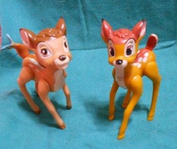 Lot of 2: Bambi Mc Donalds Happy Meal Toy Figures - Bambi and Deer, Old Vintage - £7.17 GBP