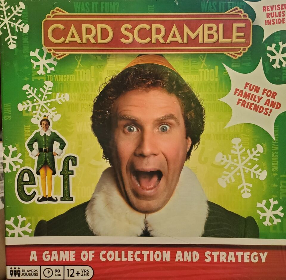 Elf Christmas Movie Card Scramble A Game Of Collection And Strategy Will... - $13.09
