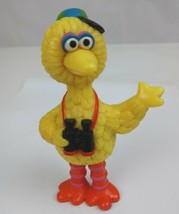 Vintage JHP Sesame Street Big Bird With Binoculars &amp; Cap 4” Collectible ... - $12.85