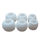 White Replacement Silicone Ear Tips, Universal Set, compatible with Sony... - $5.95