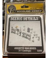 Woodland Scenis HO Scale Mailboxes - $12.38