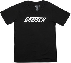 Gretsch Logo Graphic Ladies T-Shirt in Black - Women&#39;s Extra Large #9228... - $27.99