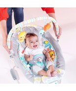 Whimsical Wild Comfy Baby Bouncer Seat with Soothing Vibration Children&#39;... - £54.42 GBP