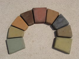 #385-025-UM: 25 lbs. Umber Brown Concrete Color makes Stones Pavers Tiles Bricks image 5