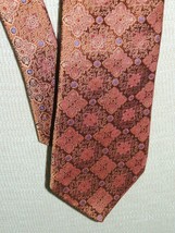 Ike Behar New York US Neck Tie/Necktie Silk blue orange blue handmade 59... - $26.99