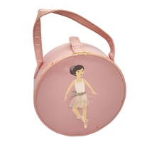 Gymboree Pink Vintage Ballerina Ballet Round Circle Handbag - £9.18 GBP