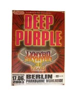 Deep Purple Lynyrd Skynyrd Concert Poster Berlin - €47,38 EUR
