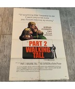 Vintage Movie theater poster Walking Tall part 2 Bo Svenson Buford Pusse... - $37.57