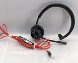 Plantronics Poly Blackwire 3310 Headset on-ear BW3310 USB-A 213928-101 (D) - $17.99