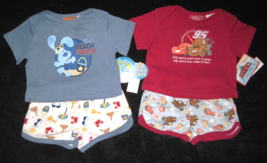 BOYS 3-6 MONTHS Blues Clues Beach Party &amp; Disney Pixar Cars Red DIAPER SETS - £12.58 GBP