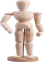 Cosmos 12&quot; Wooden Articulated Figure Manikin Articulated Mannequin Artis... - $18.08