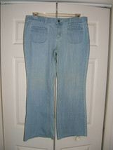 a.n.a. A New Approach Size 14 Light Blue Modern Flare Leg Jeans - $12.82