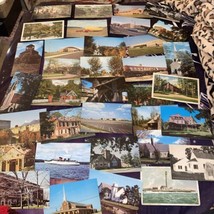 Lot Of 35 Vintage Postcards Country Buildings Churches Etc - £6.83 GBP