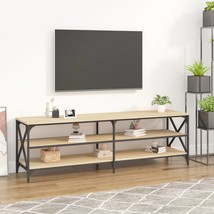 TV Cabinet Sonoma Oak 160x40x50 cm Engineered Wood - £45.79 GBP