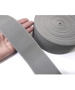 Middle Gray Strong &amp; Heavy Duty Elastic Band Waistband 2&quot; /5cm EB95 - £6.28 GBP+
