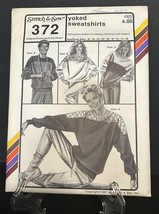 Vtg Stretch &amp; Sew #372 Yoked Sweatshirts Uncut Factory Folds - $5.93