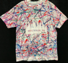 Jumper Maybach Houston Skyline Abstract Splatter Paint Polyester Adult T-Shirt L - £13.89 GBP