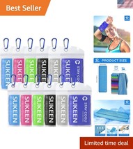 Soft Microfiber Ice Cooling Towels 12 Pack, 40&quot;x12&quot;, Perfect for Any Sport - $40.00