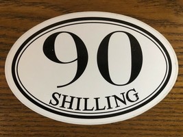 90 Shilling Euro Sticker Odell Brewing Company Decal Craft Beer Ft Colorado - $4.99